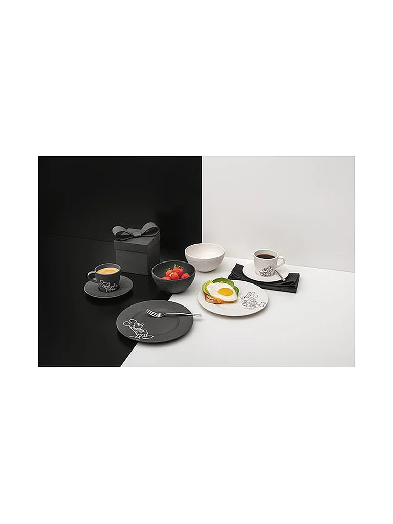VILLEROY & BOCH Tasse à café avec soucoupe set de 4 pièces MANUFACTURE MICKEY MOUSE - vue 8